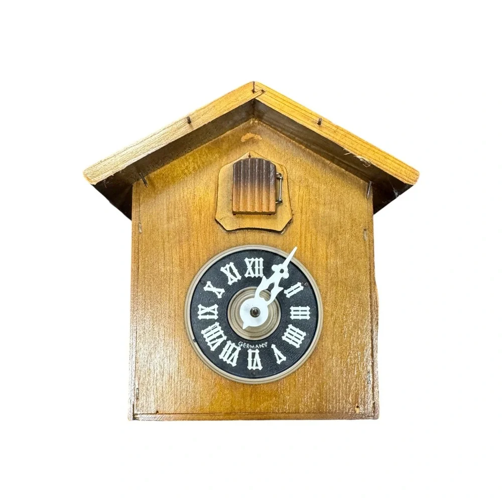 Linder Hauser Cuckoo Clock Unisex OS Brown Fair Parts for Repair Germany Vintage